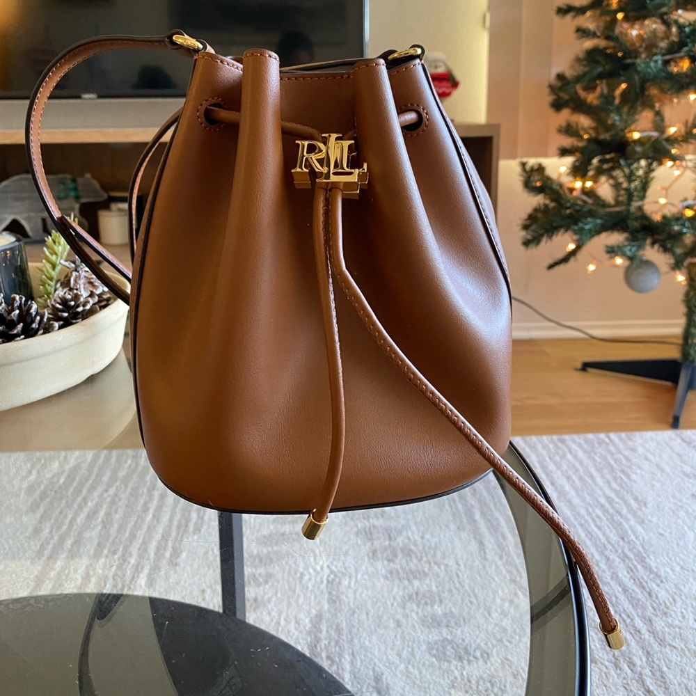New without tags Ralph Lauren andie drawstring bag